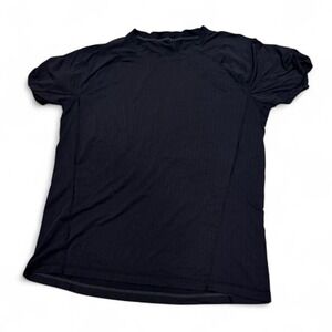Lululemon Metal Vent Tech Short Sleeve Black Large 22" Chest Large
